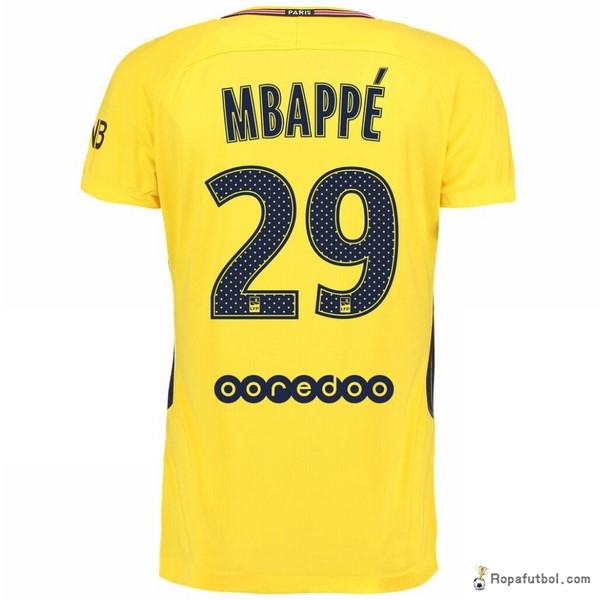 Camiseta Paris Saint Germain Replica Segunda Ropa Mbappe 2017/18